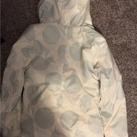 Spyder Kids' White and Gray Raincoat - Picture 4 of 5